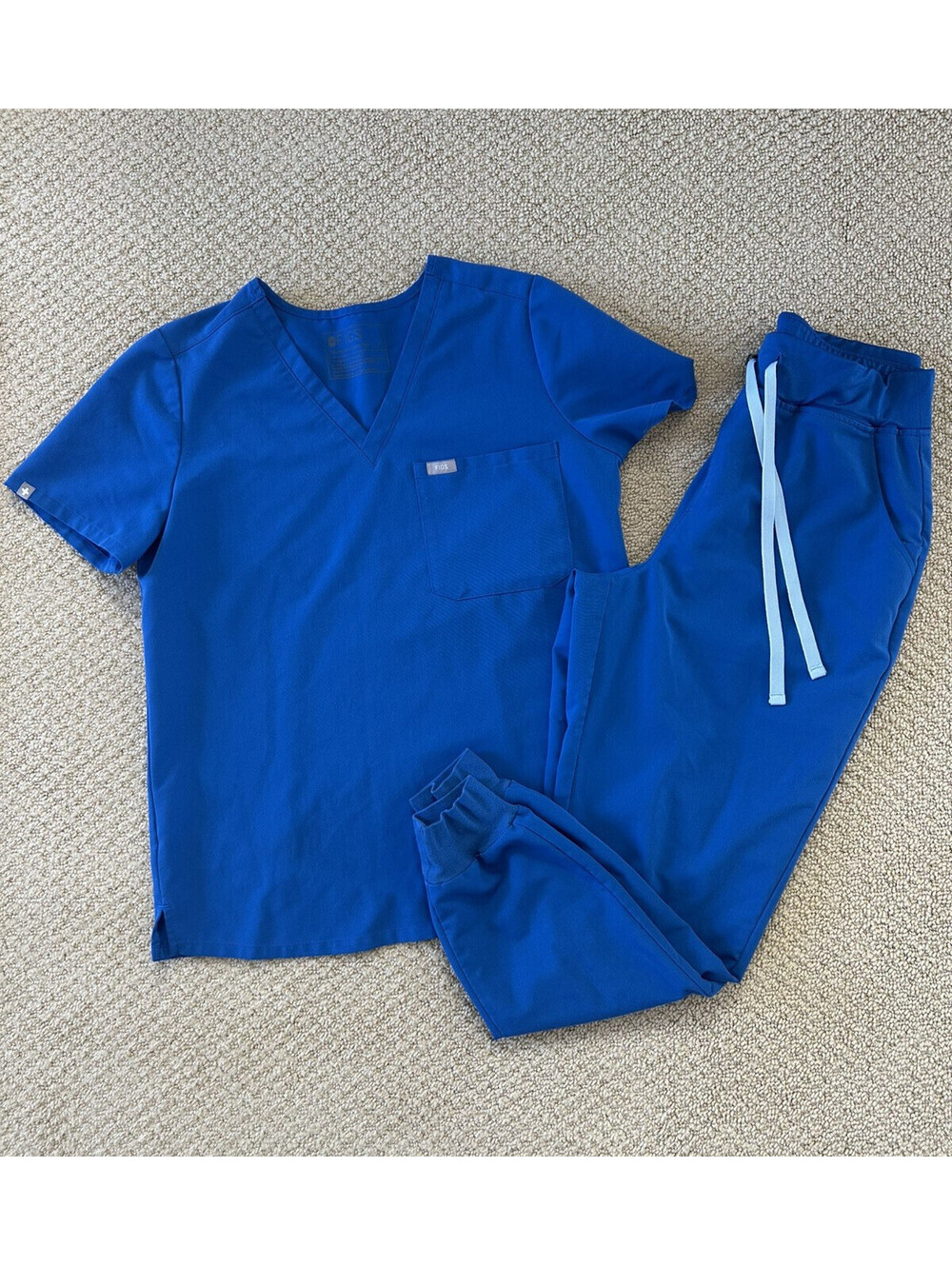 Figs Scrub Set Women's Medium - Technical Collection - Royal Blue